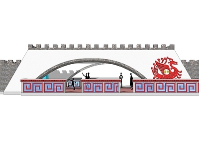 新中式快速公交BRT站台