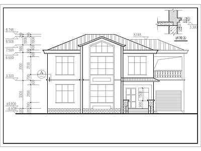 农村住宅建筑 施工图 乡村规划