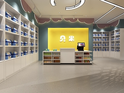 现代玩具店 母婴店 儿童娱乐区