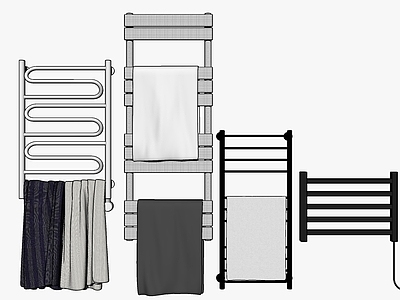 现代风格毛巾架 洗浴用品