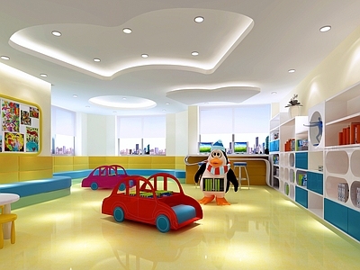 幼儿英语培训结构CAD图纸 施工图 效果图