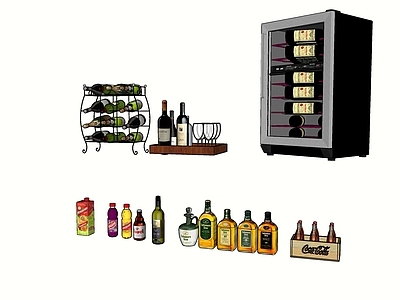 现代酒具 厨房用品 酒瓶 饮料瓶
