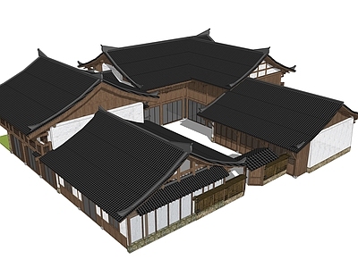 中式四合院建筑
