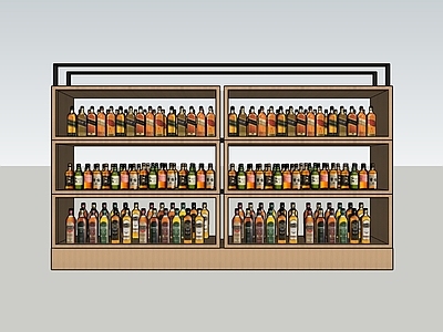 现代超市酒柜 展示柜