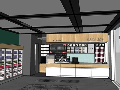 工业风便利店 生活用品区