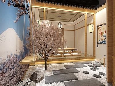 日式茶室 鹅暖石