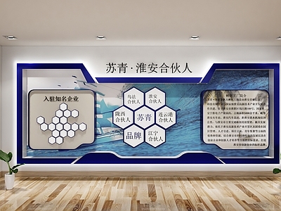 现代展厅 展墙