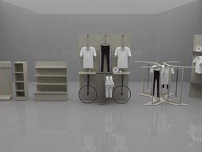 现代展架 服装道具 展示柜