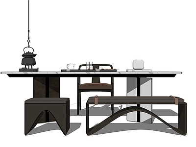 现代休闲桌椅组合
