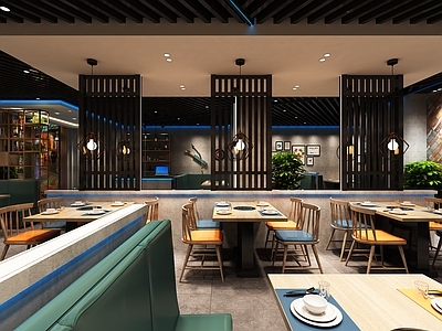 工业风烧烤店