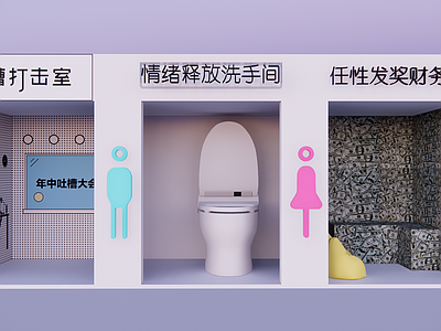 现代娱乐空间 发泄室 吐槽室