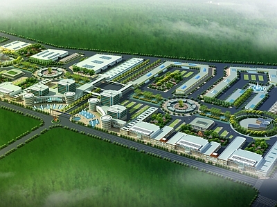 现代简模规划 物流园