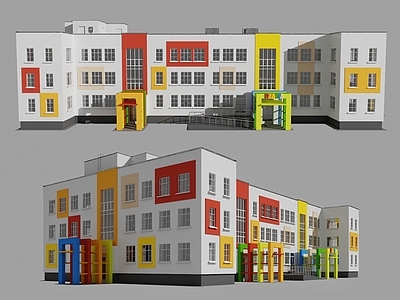 现代学校 教学楼