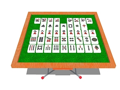 现代麻将 骰子 扑克牌