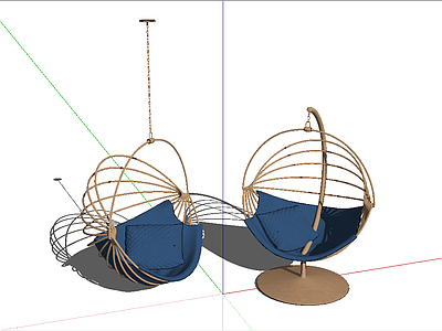 现代吊椅 室内 户外