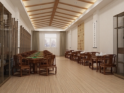 新中式棋牌室 休息室