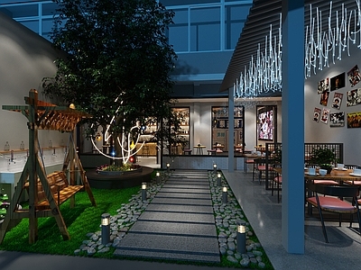 现代烧烤店