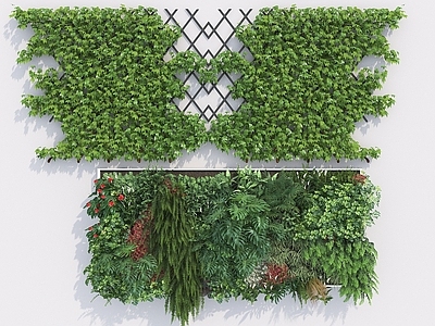 现代绿植墙