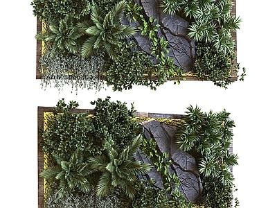 现代绿植墙