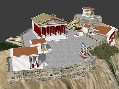 古典公建 神庙 寺庙