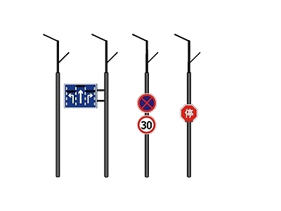 现代路灯