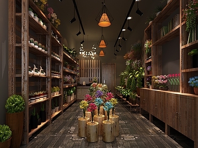 工业风花店