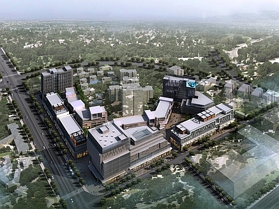 现代商住办公建筑 商业综合体 施工图