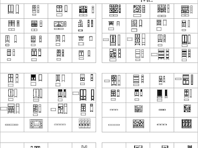 现代衣柜 边柜 电视柜 置物柜 酒柜 书柜 遮罩 施工图