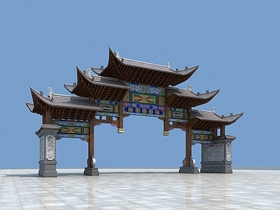 中式牌楼牌坊