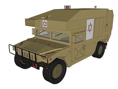现代军用汽车 悍马战地急救车