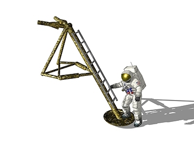 现代男人 太空人 宇航员
