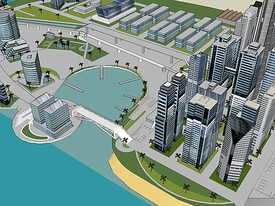 现代简模规划 城市模型 城市规划