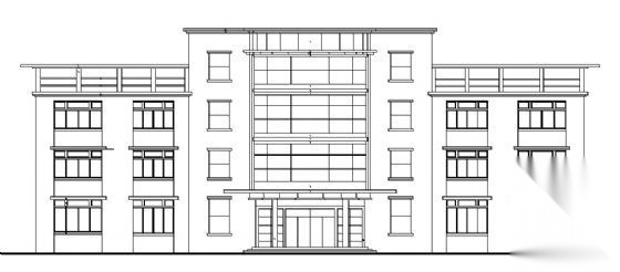 某四层综合楼建筑方案图