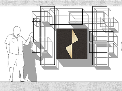 现代简约创意展示架 置物架