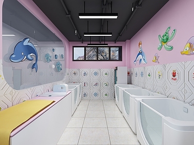 现代店面 母婴店