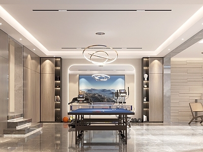 现代家居健身房