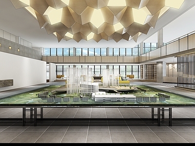 牧笛设计南京弘阳桥北销售中心 概念方案 效果图 施工图 3D模型 物料书