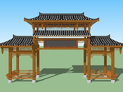 中式牌坊牌楼
