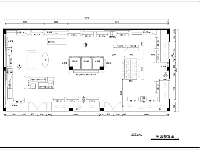 现代风格服装店 施工图