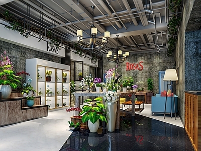 工业风花店