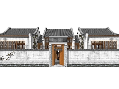 新中式四合院