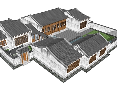 新中式四合院