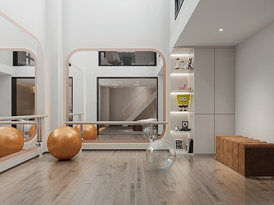 现代家居健身房