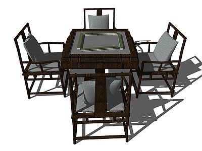 新中式棋牌桌