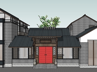 新中式四合院