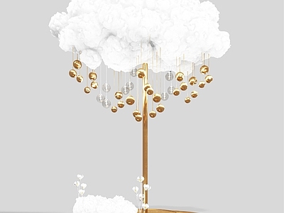 现代云朵装饰灯 落地灯