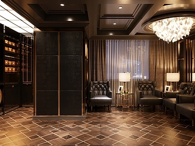 新古典品酒室酒窖