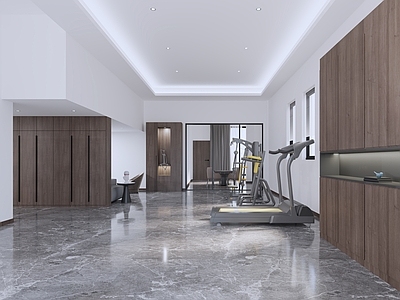 现代家居健身房
