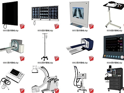 现代医疗器材 轮椅 CT 心电图