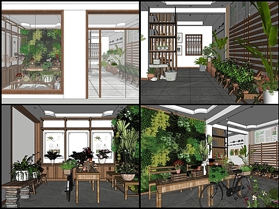 现代鲜花店